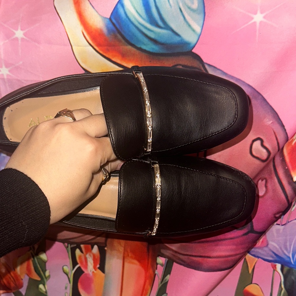Black/gold all the vintage dress shoes
